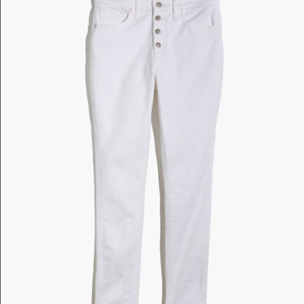 Madewell NWT Curvy High-Rise Skinny Crop Jeans